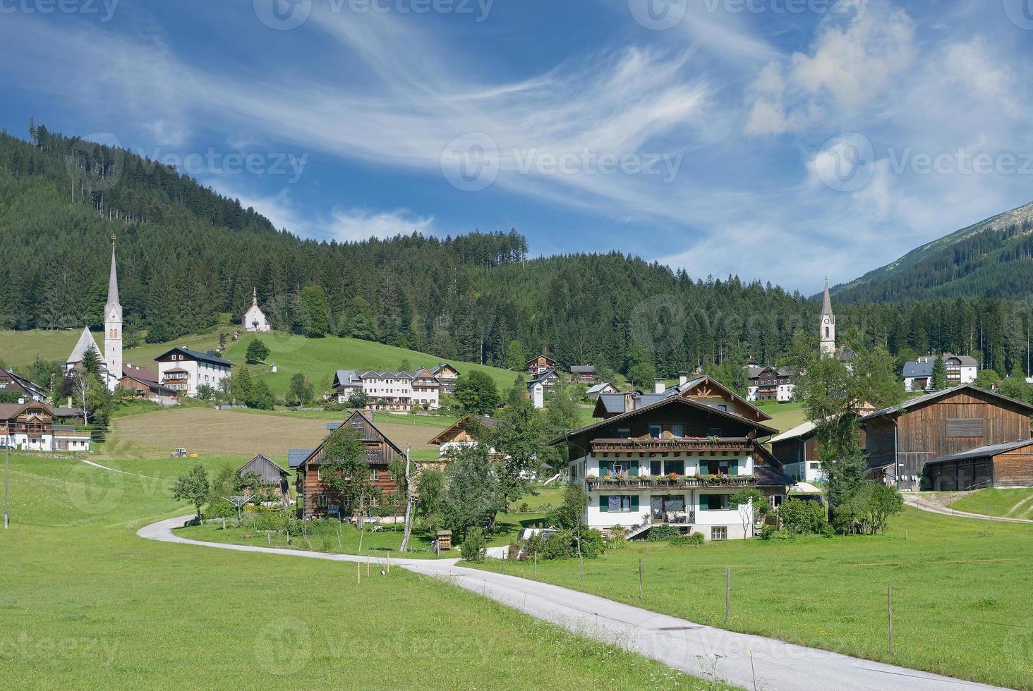 village de gosau dans gosautal, supérieur L'Autriche photo