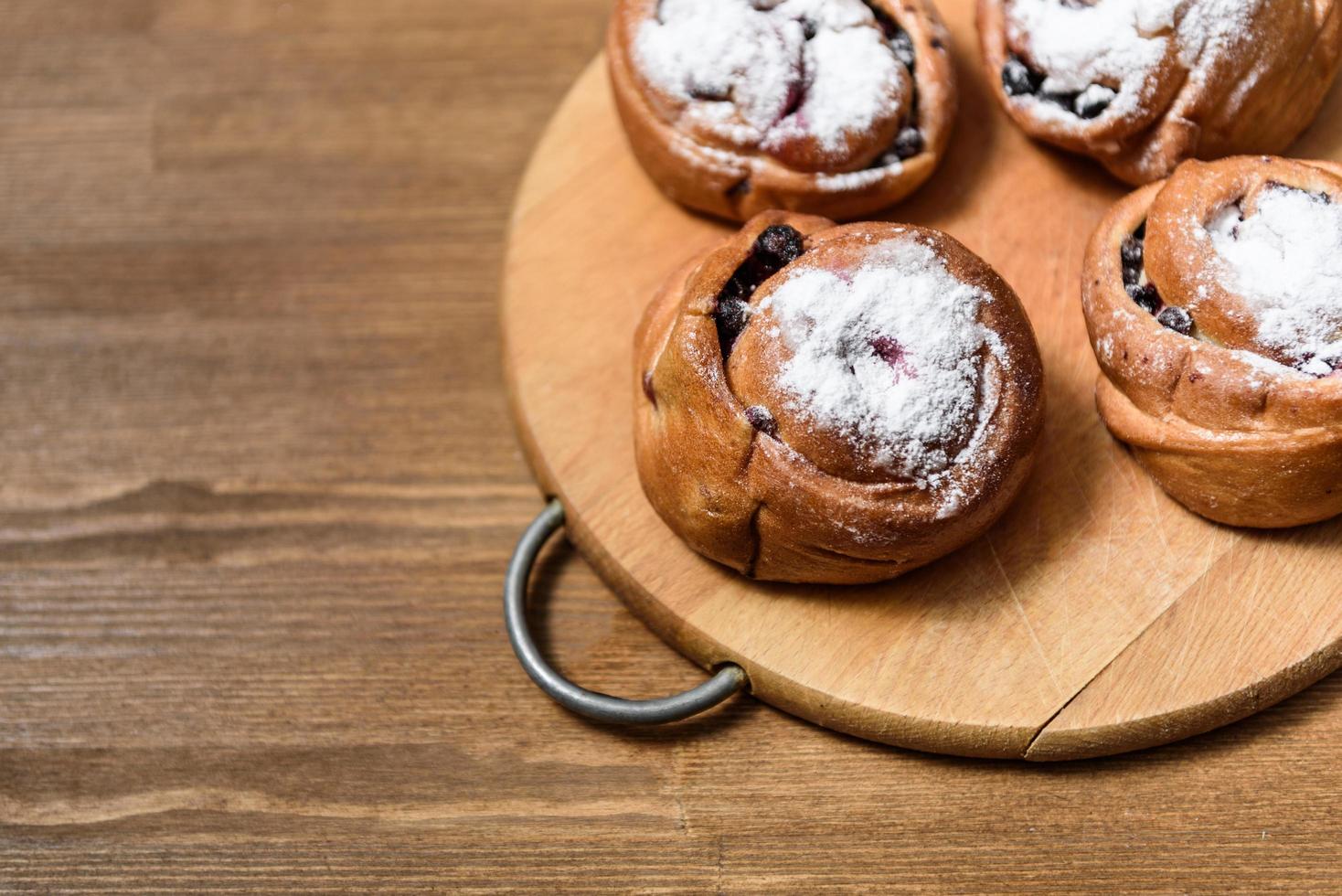 pain aux raisins de Corinthe photo