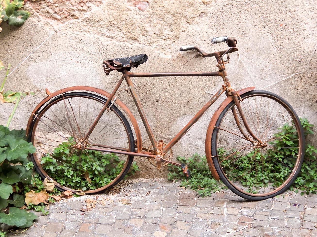 rouillé vieux vélo photo