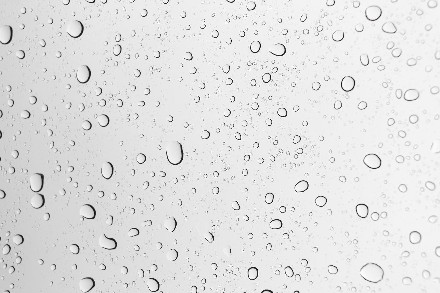 gouttes de pluie sur un verre photo