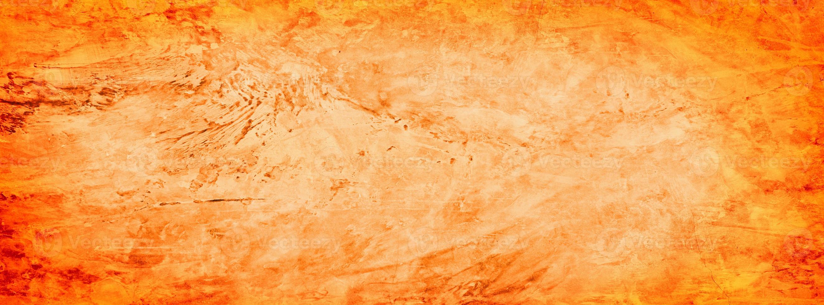 fond de mur de texture de ciment orange grunge photo