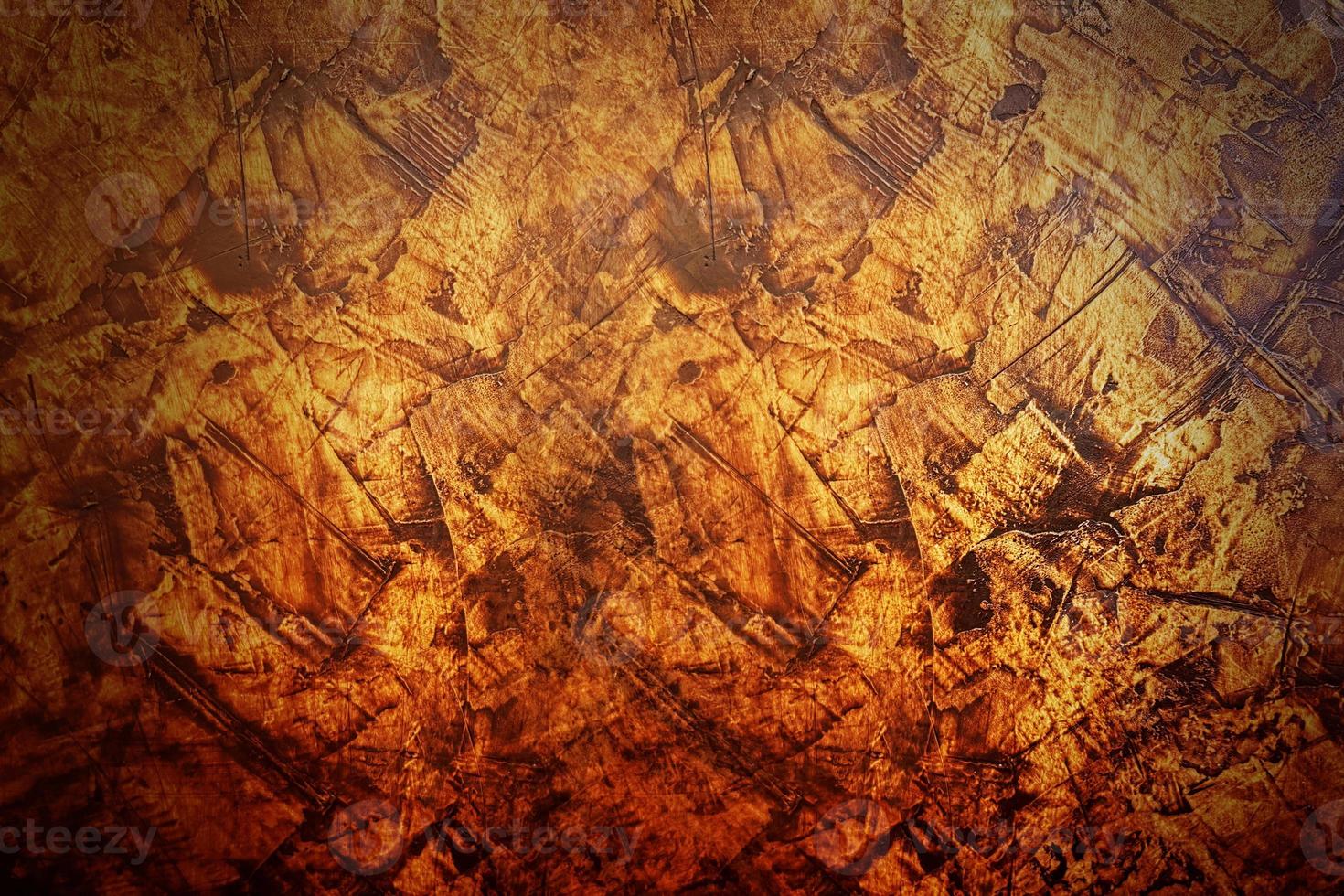 fond de texture abstraite de ciment orange et jaune foncé photo