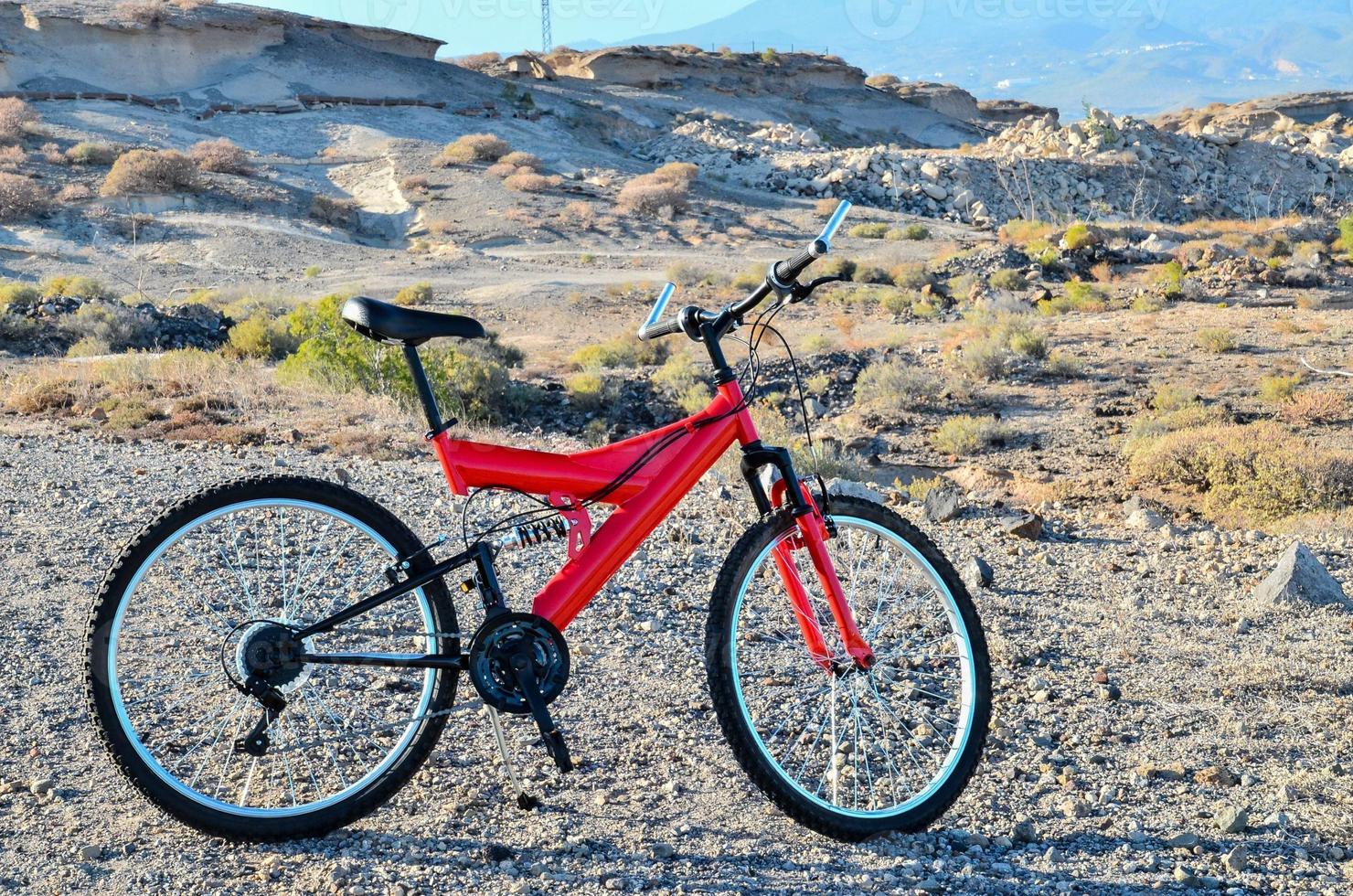 rouge Montagne bicyclette photo