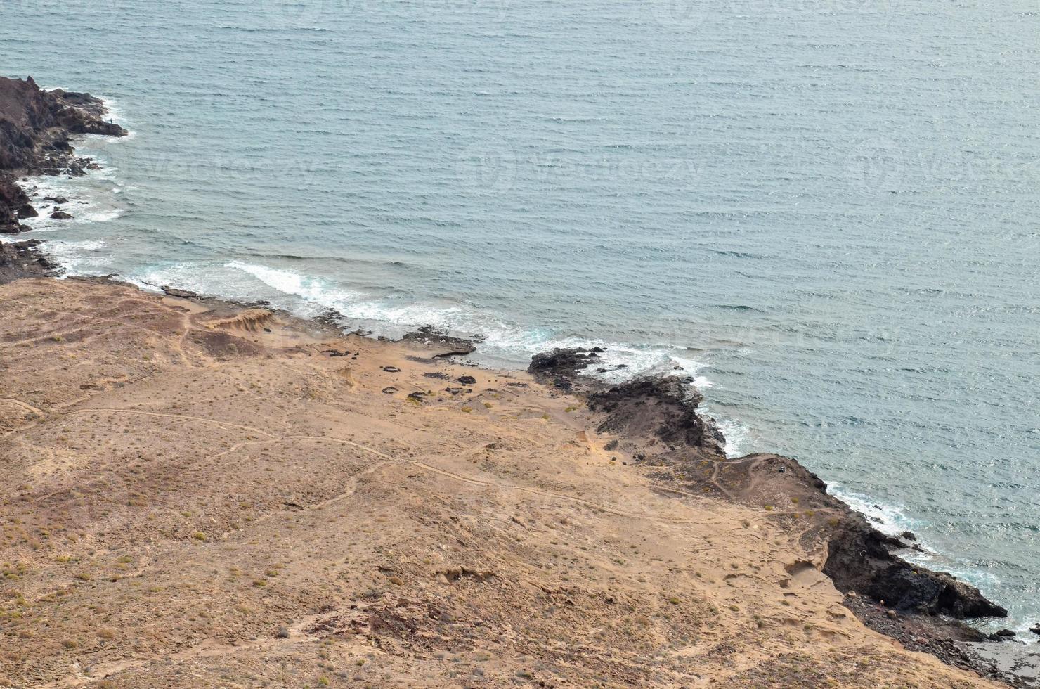 vue panoramique sur la côte photo