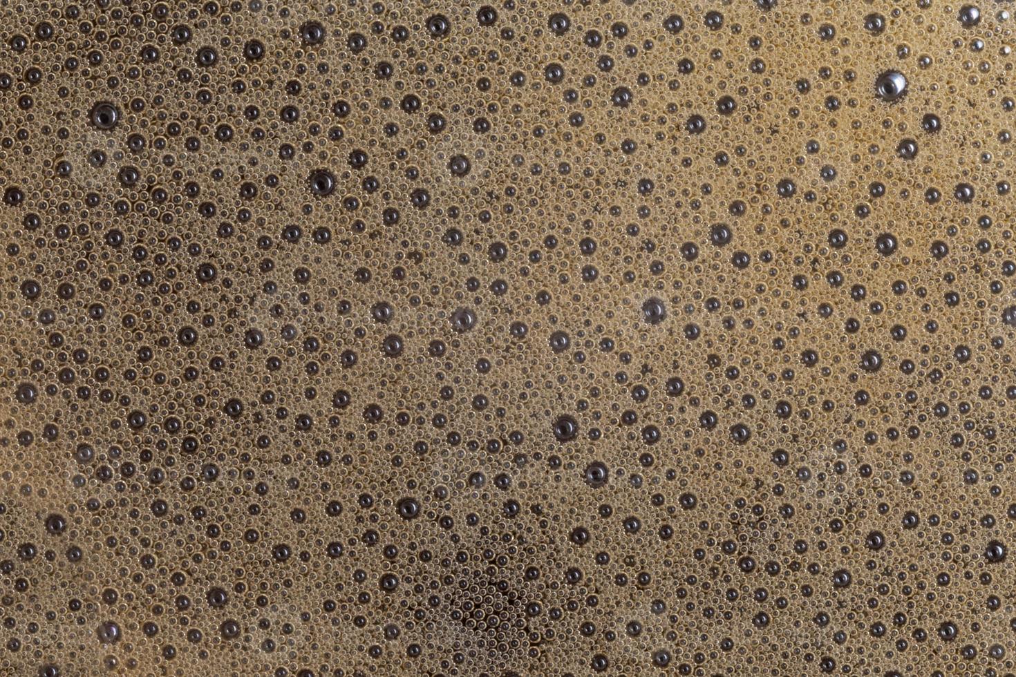 proche en haut de café mousse texture photo