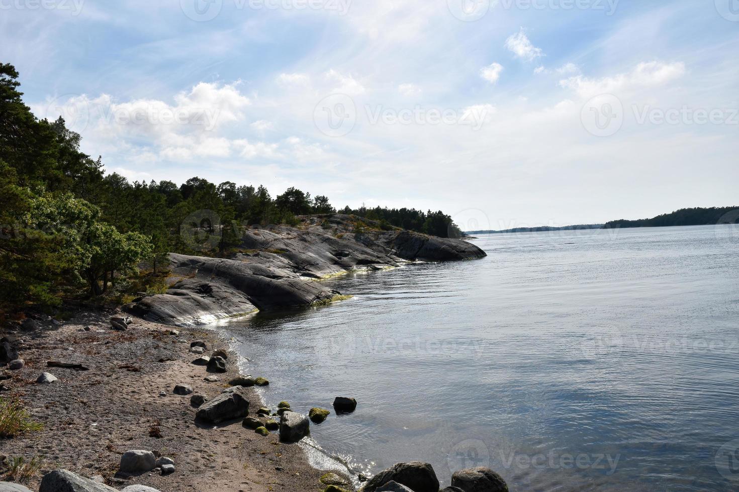 Stockholm Suède acripelago bord du lac paysage photo