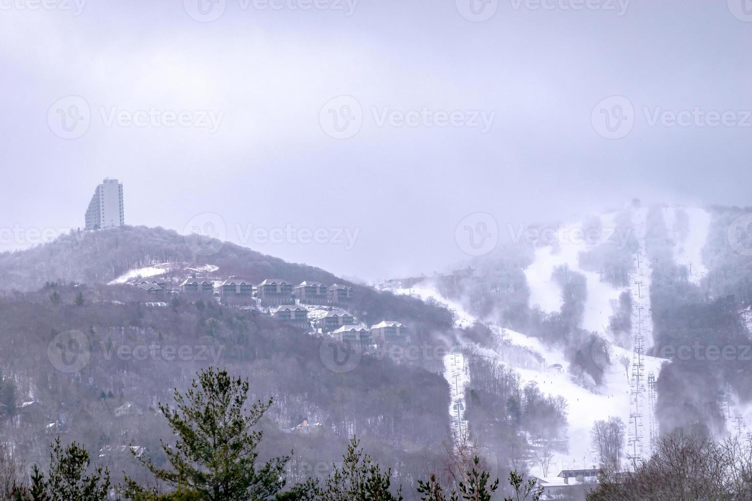 ski à le Nord Caroline ski recours dans février photo