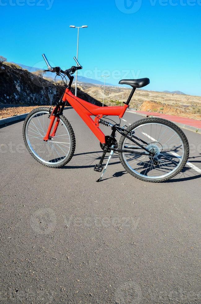 rouge Montagne vélo photo