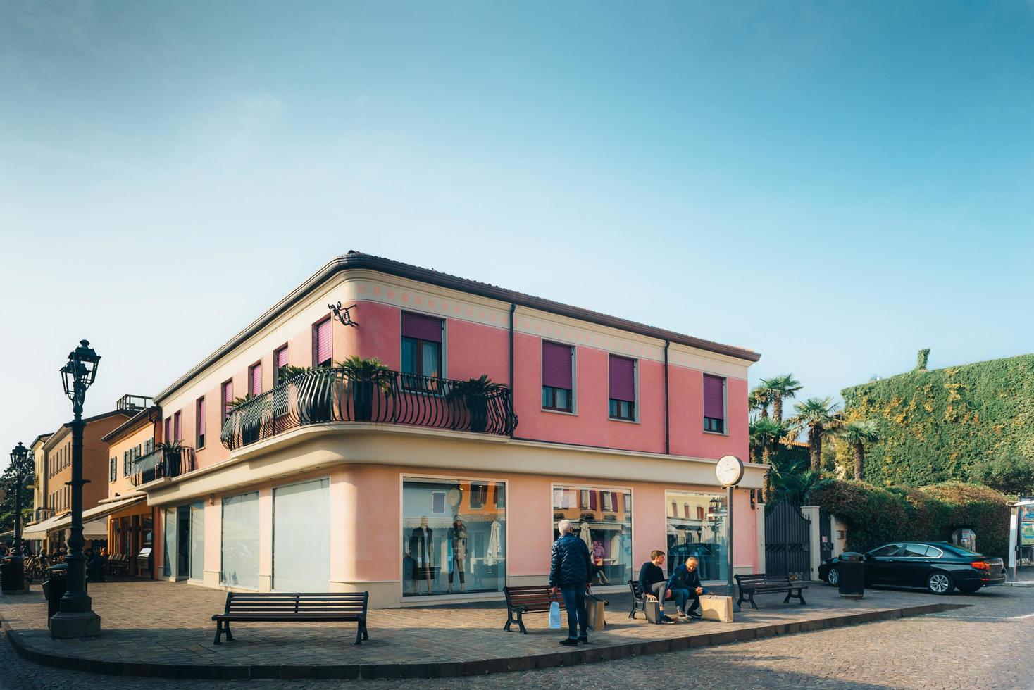 Caorle, Italie 2017- quartier touristique de la vieille ville de province de Caorle en Italie photo