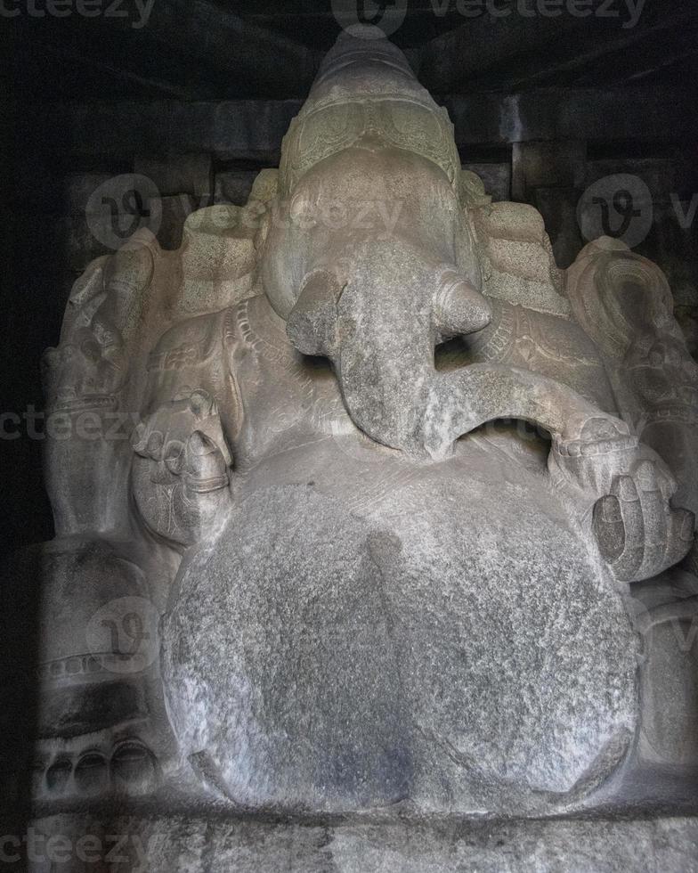 kadalekalu ganesha temple dans hampi dans Karnataka, Inde photo