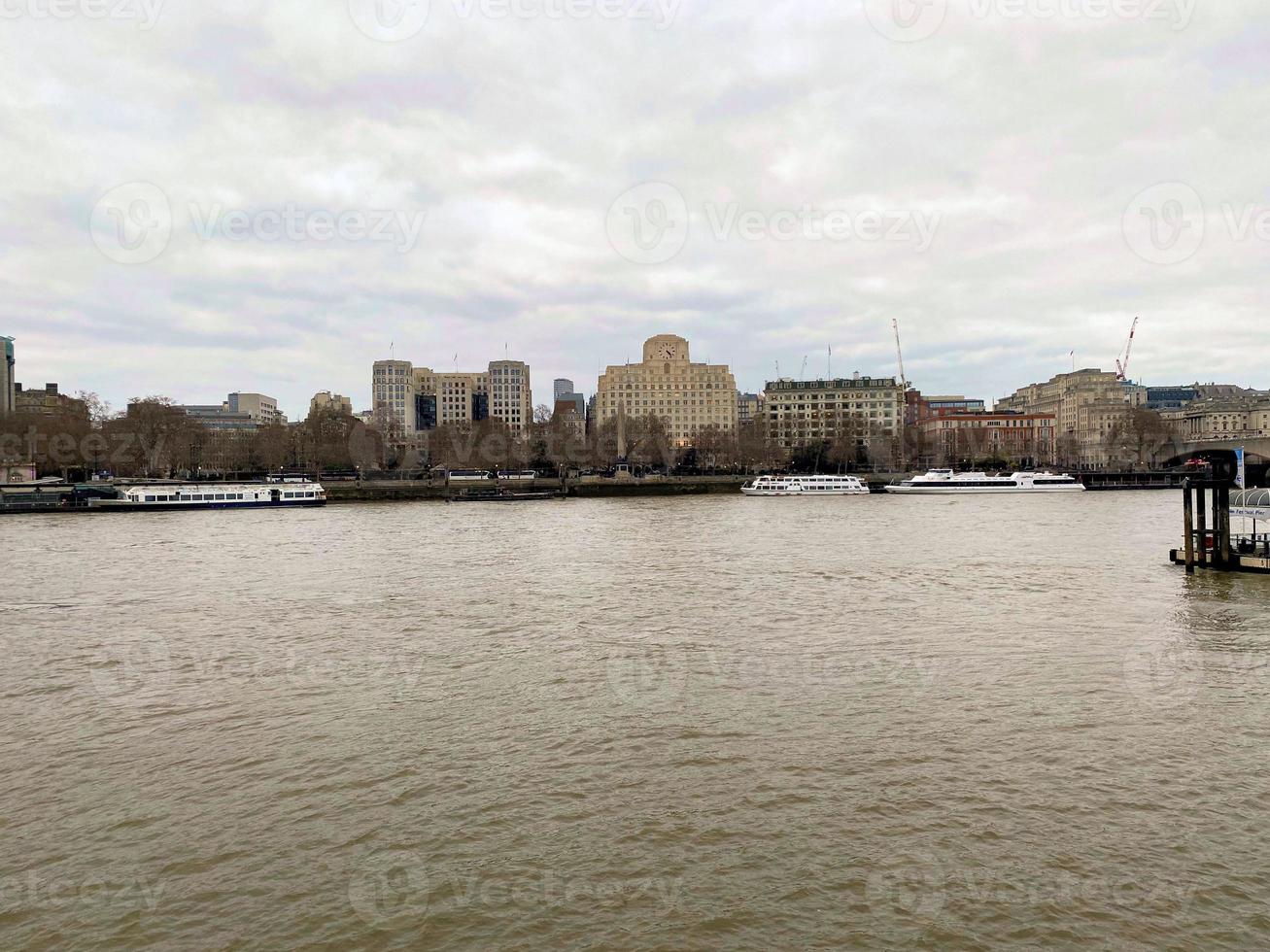 une vue sur la tamise à londres photo