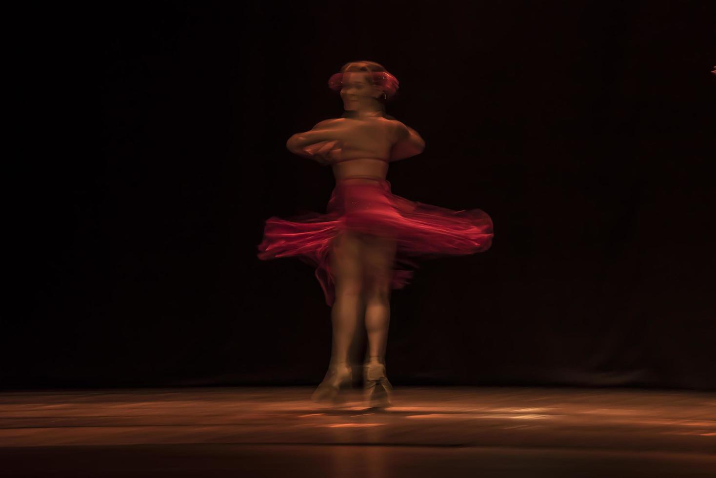 le mouvement abstrait de la danse photo