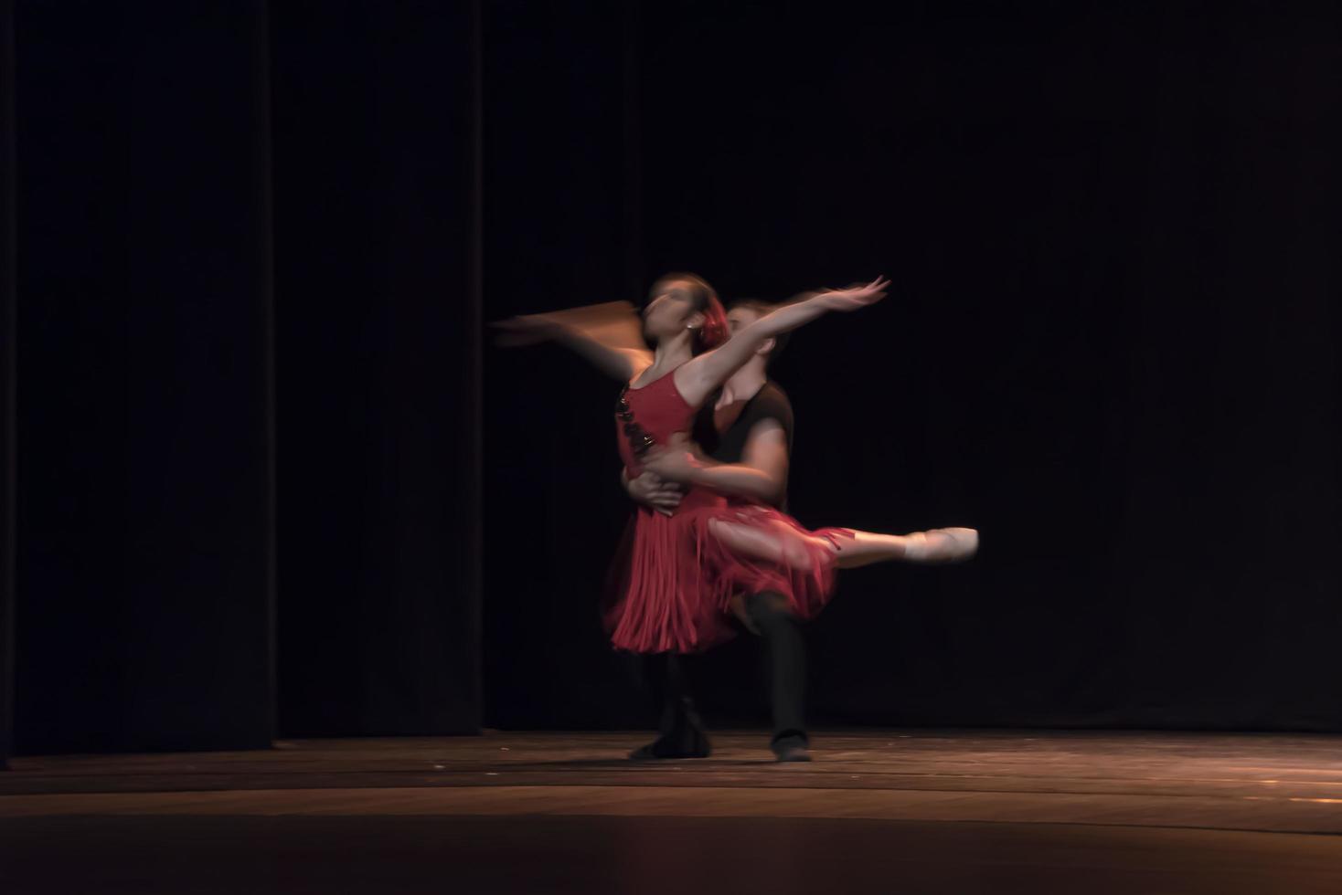 le mouvement abstrait de la danse photo