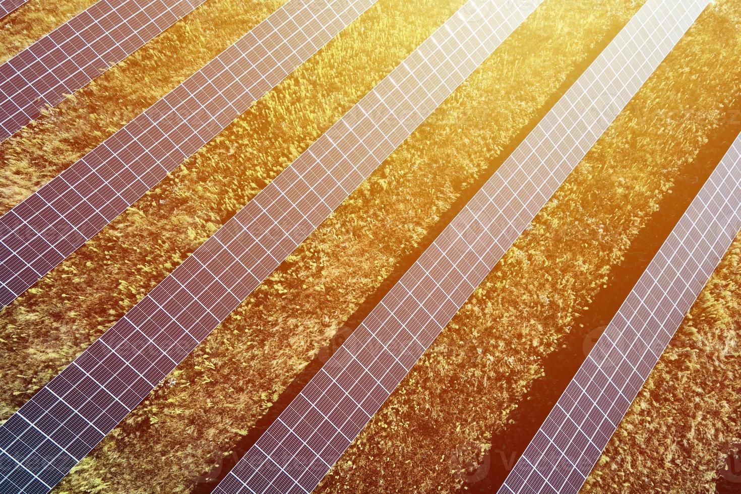 solaire photovoltaïque panneau, développement de alternative renouvelable énergie sources photo