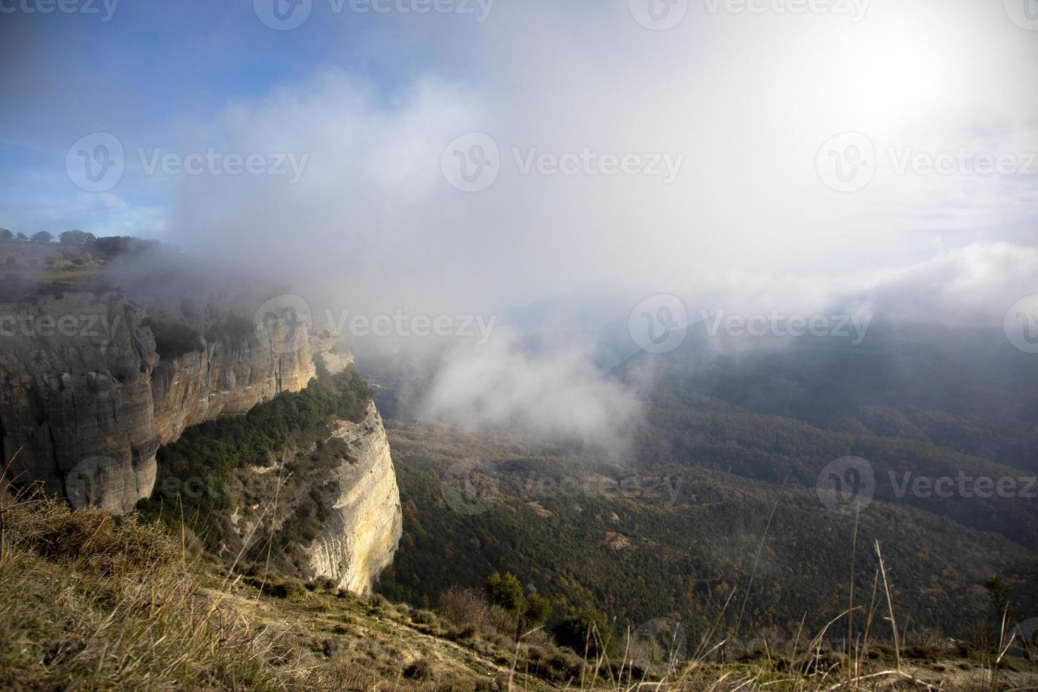 le magnifique tavaret Montagne paysage, Catalogne, Espagne photo