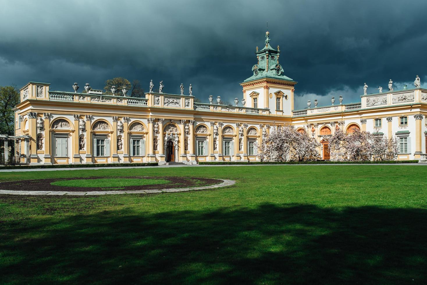 Varsovie, Pologne 2017- ancien palais antique wilanow à Varsovie photo