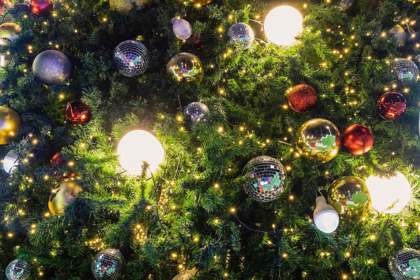 décor d'arbre de Noël photo