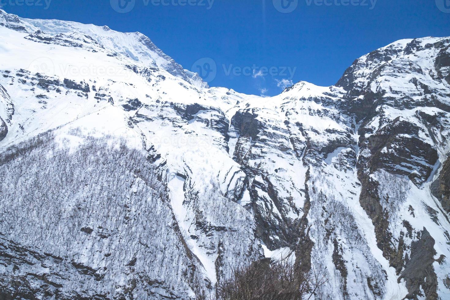 Seigneur shiva vies dans le himalaya photo