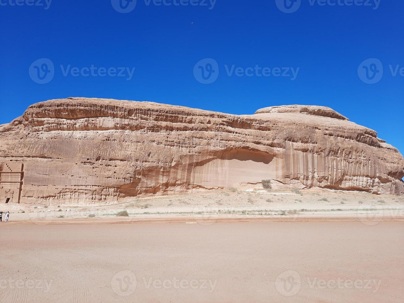 magnifique jour vue de Al hégra, mademoiselle saleh archéologique site dans Al oula, saoudien Saoudite. photo