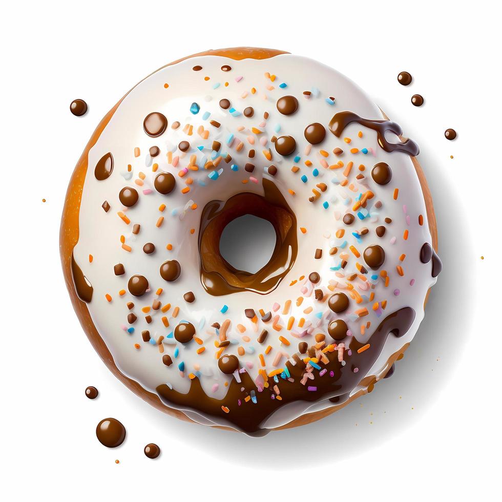 Donut illustration ai généré photo