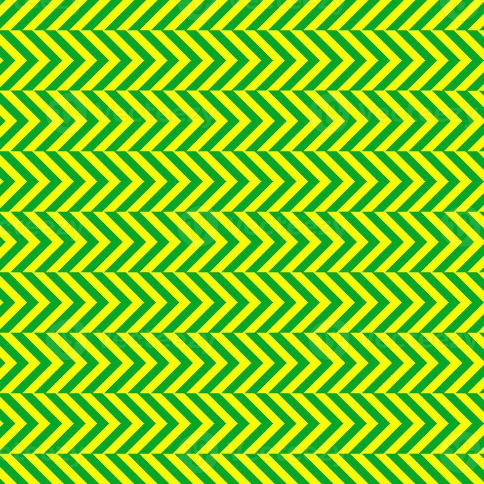 classique vert et Jaune chevron sans couture modèle. sans couture zig zag modèle Contexte. ordinaire texture Contexte. adapté pour affiche, brochure, brochure, toile de fond, carte, etc. photo