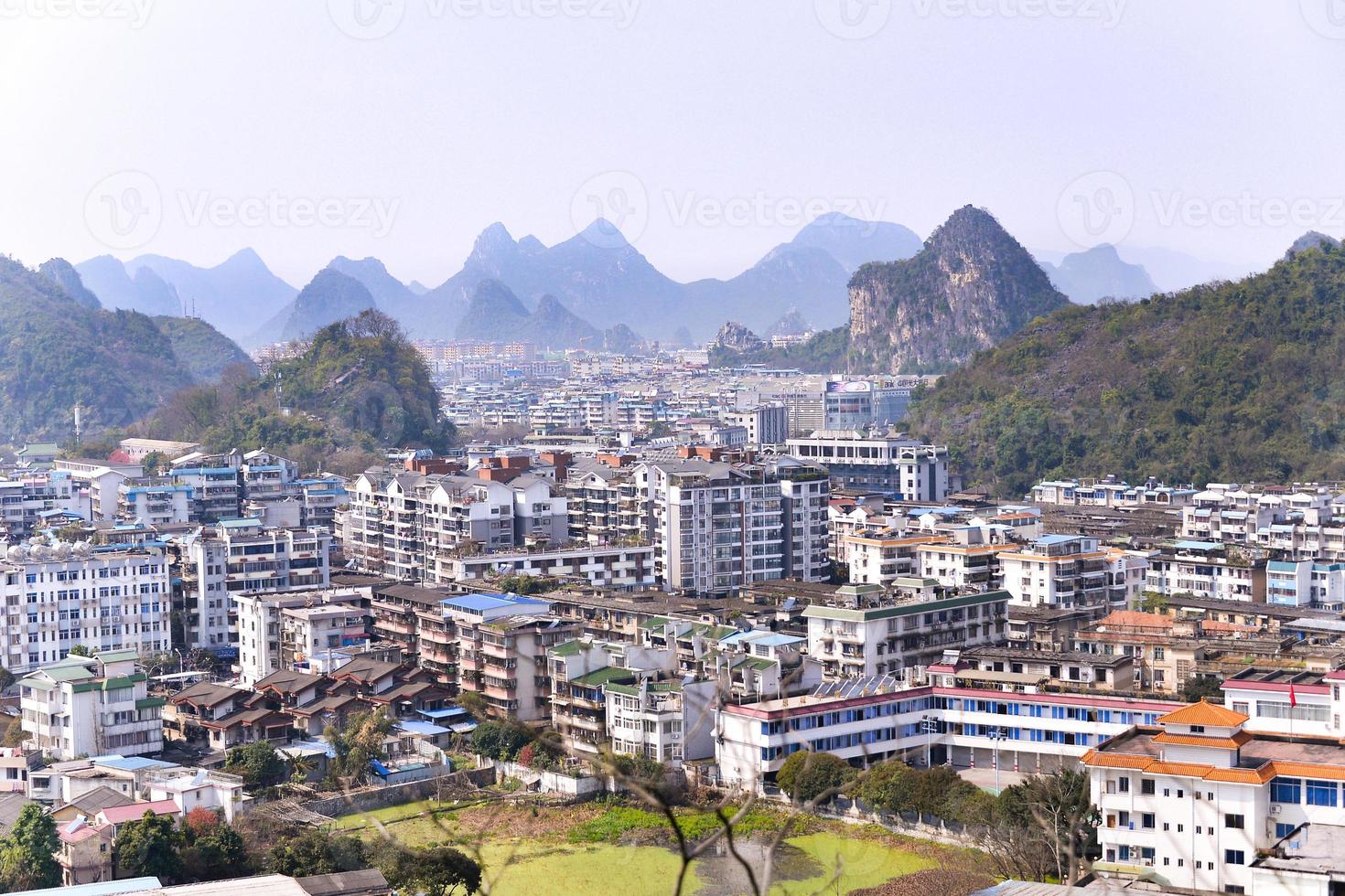 panoramique vue de guilin ville, Chine photo