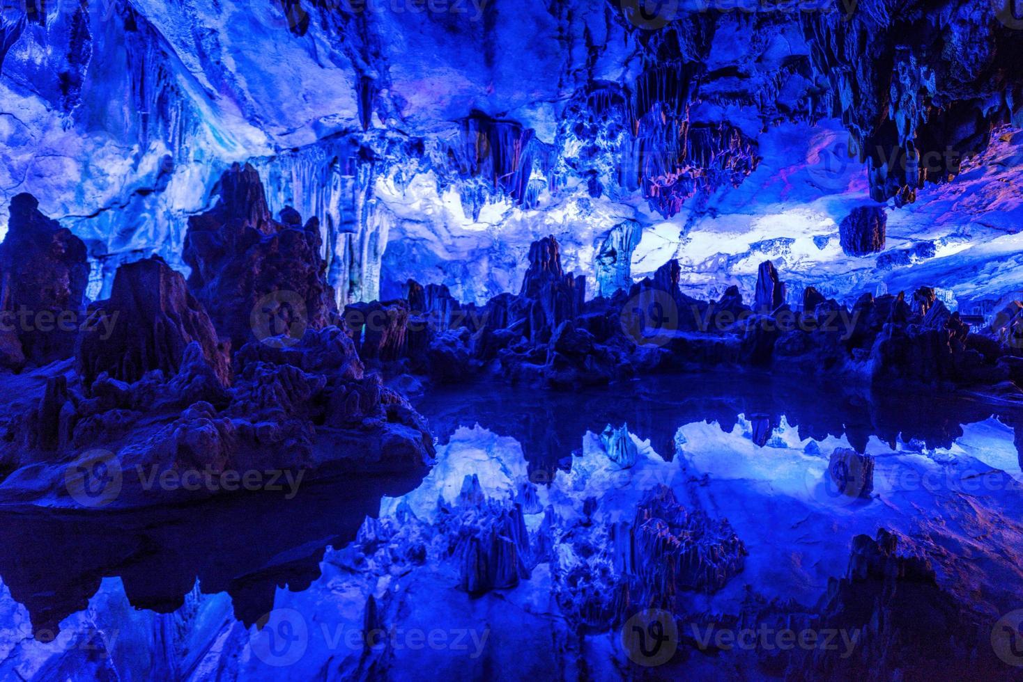 roseau flûte la grotte à Guilin, gunagxi, Chine photo