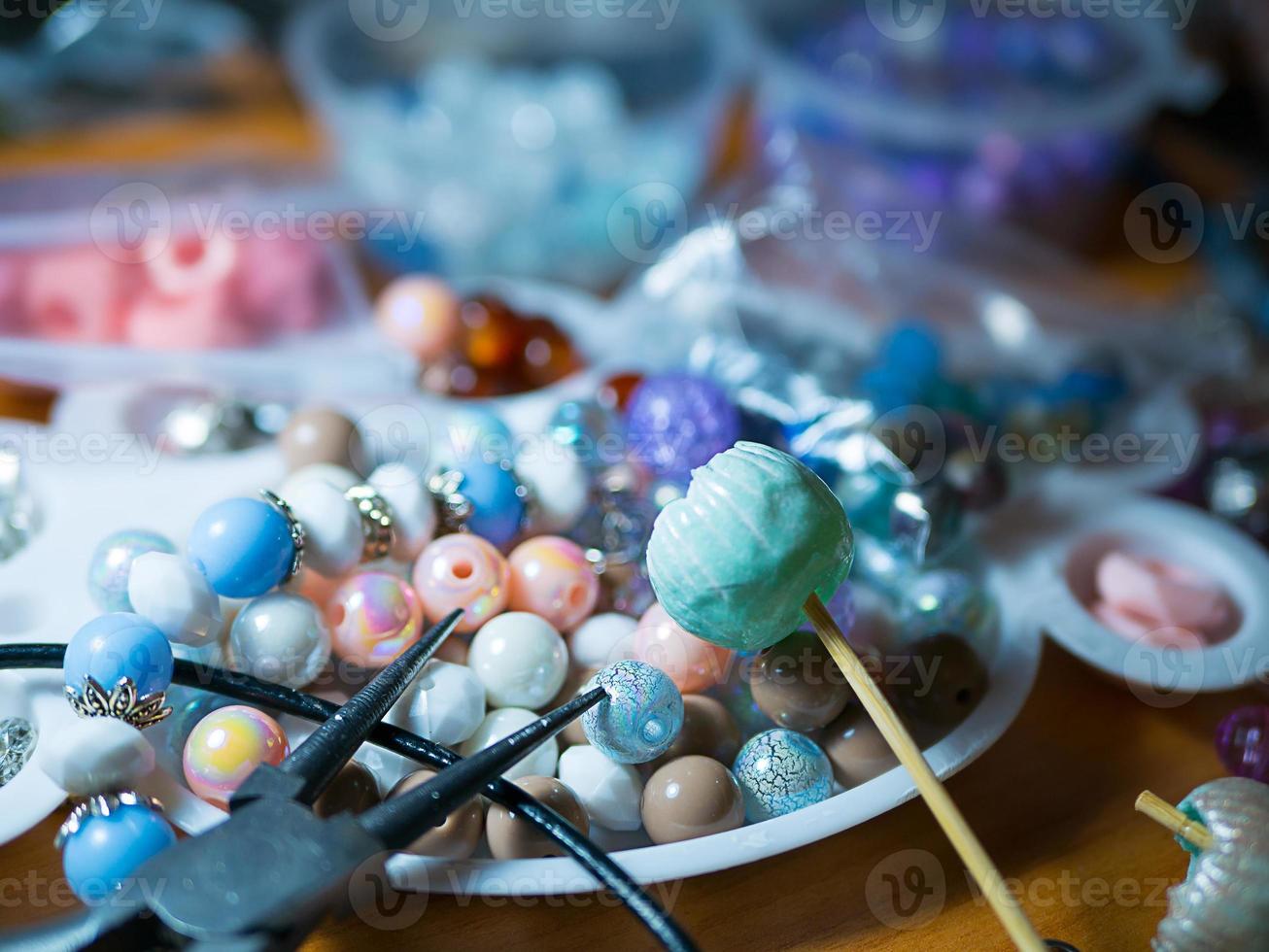 perles pour faire des bijoux à la maison photo