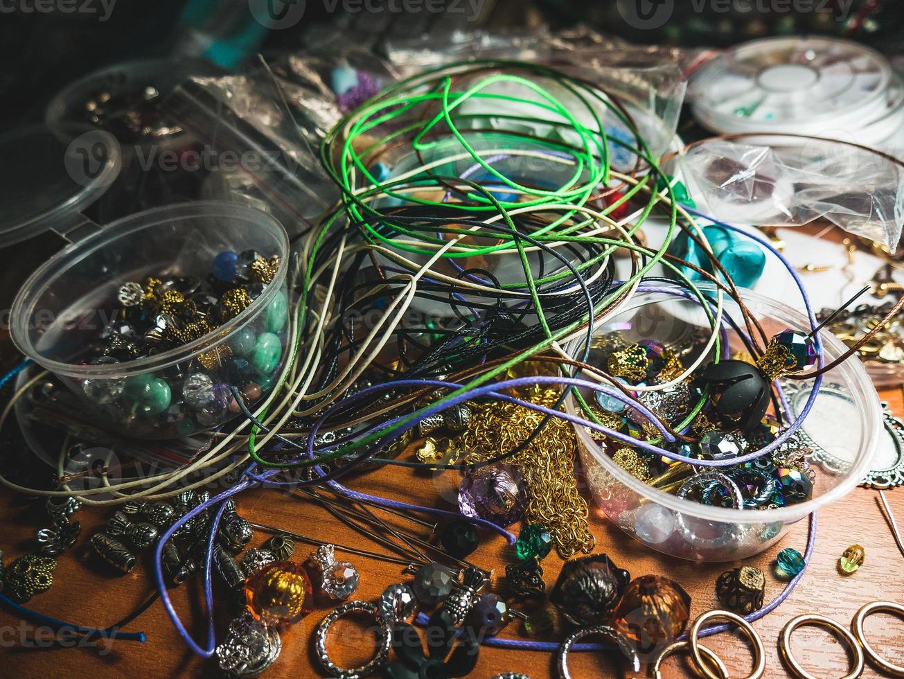 perles pour faire des bijoux à la maison photo