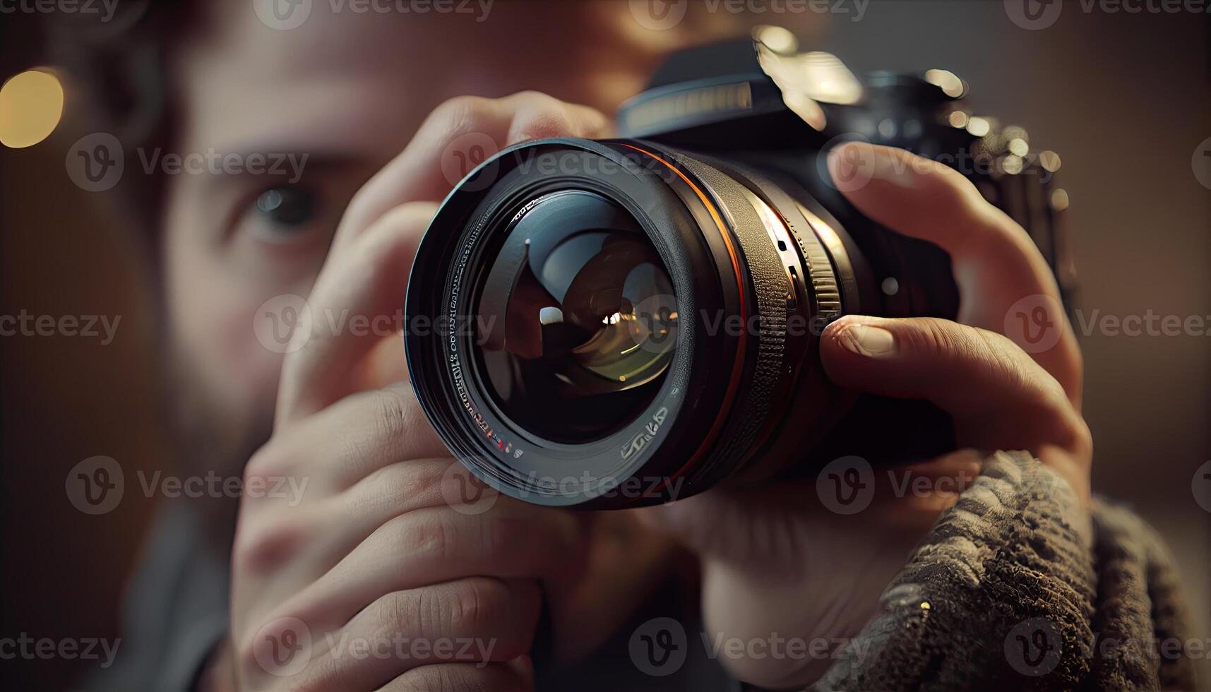 caméra monde la photographie jour, le beauté de un image ai généré photo