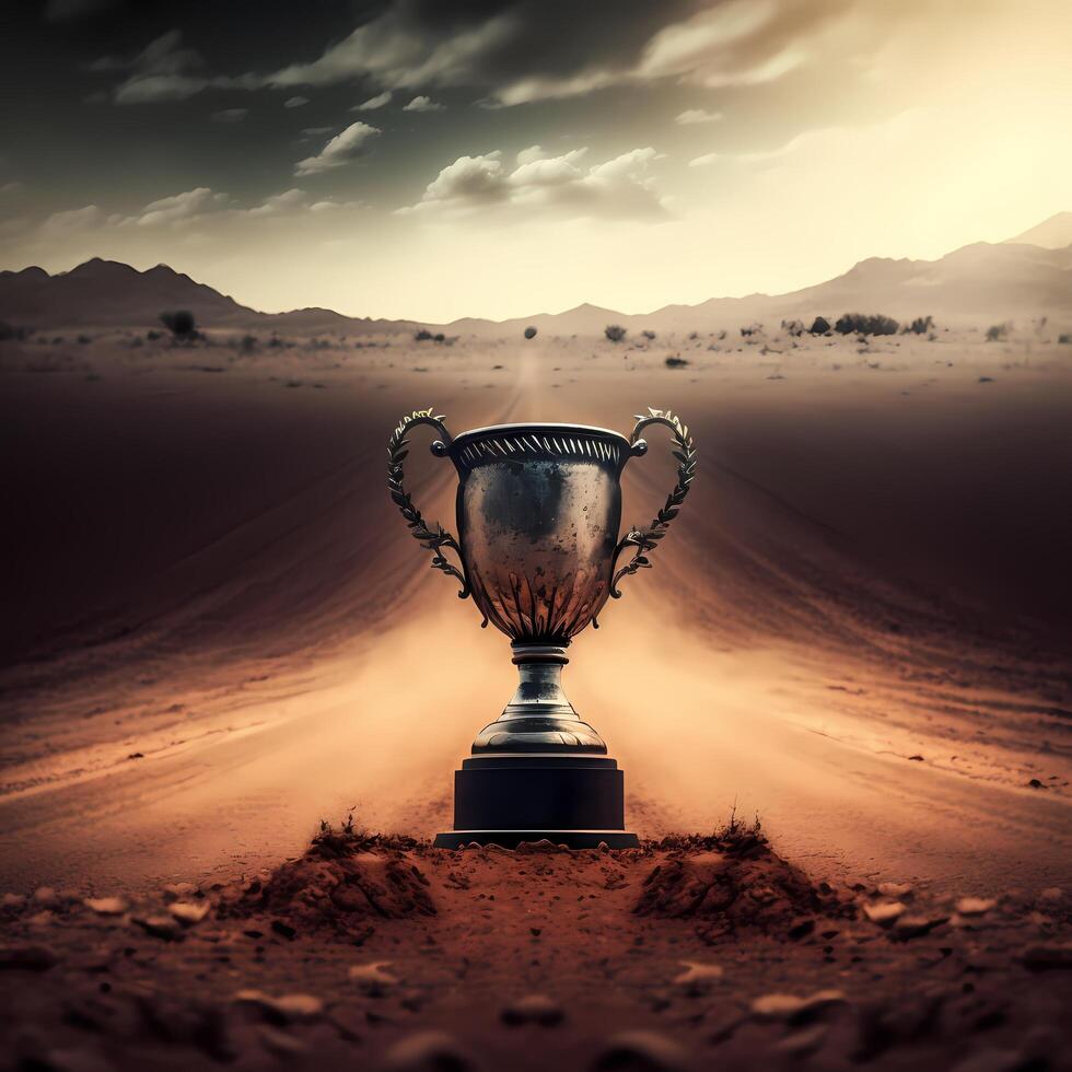 trophée illustration ai généré photo