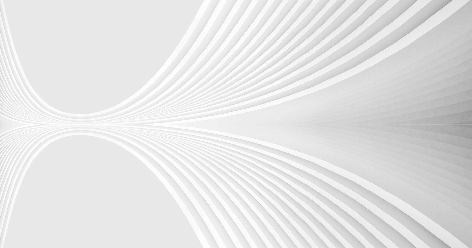 3d le rendu de blanc futuriste architectural ligne texture texture photo
