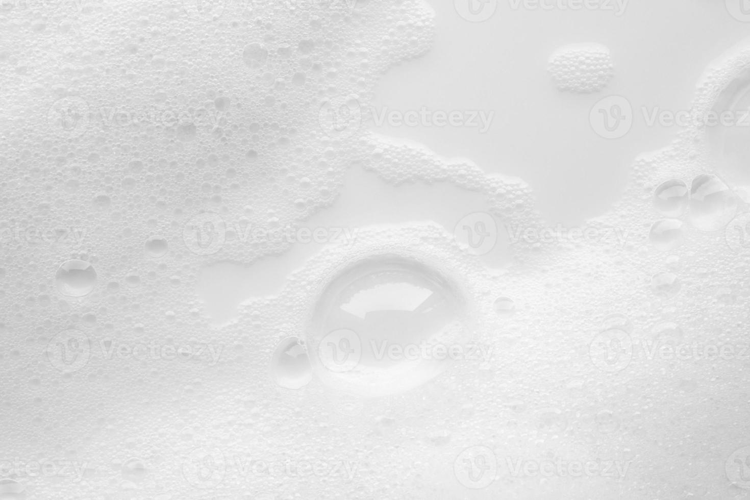 abstrait blanc savon mousse bulles texture sur blanc Contexte photo