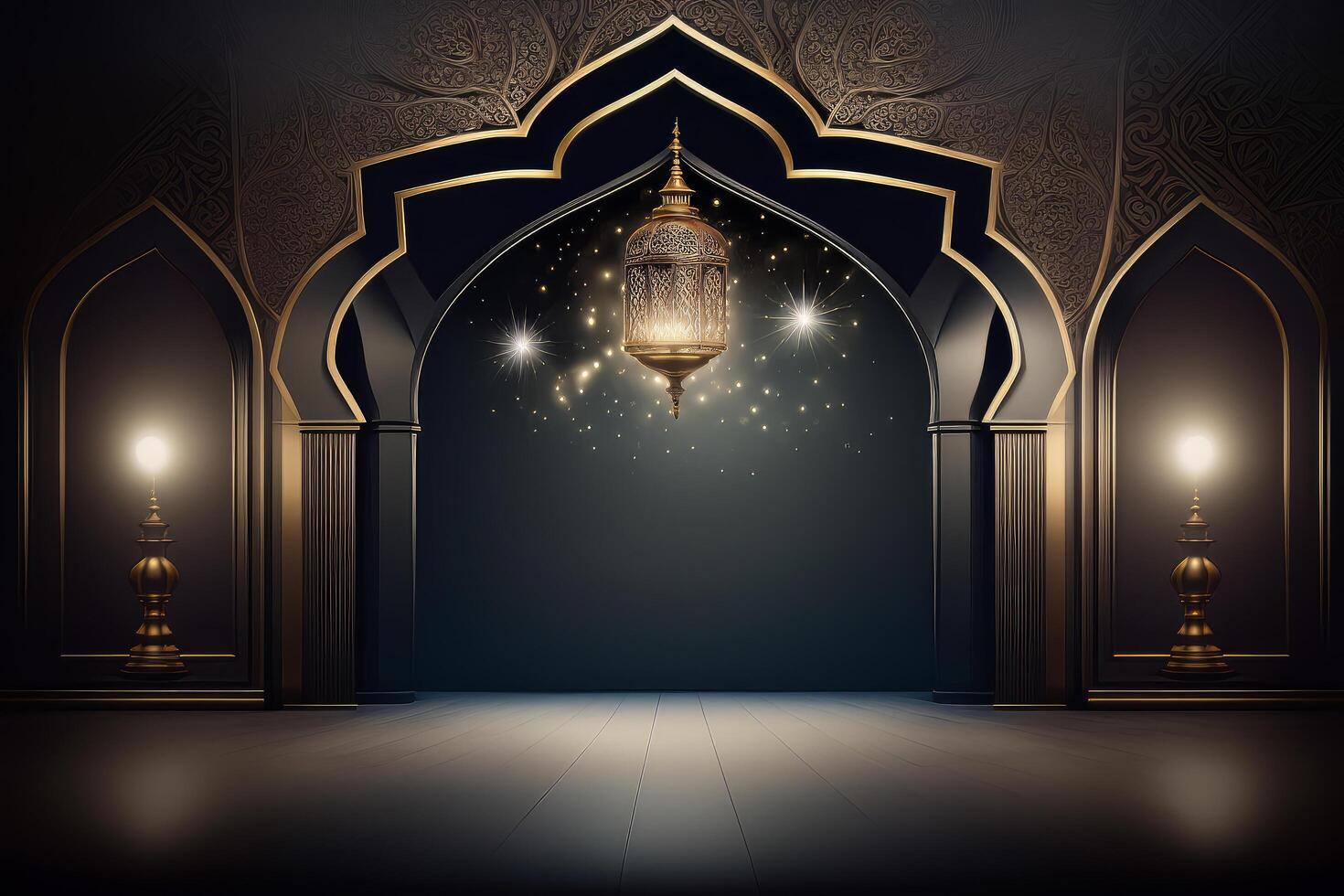 de fête photo Ramadan kareem Contexte. illustration ai génératif