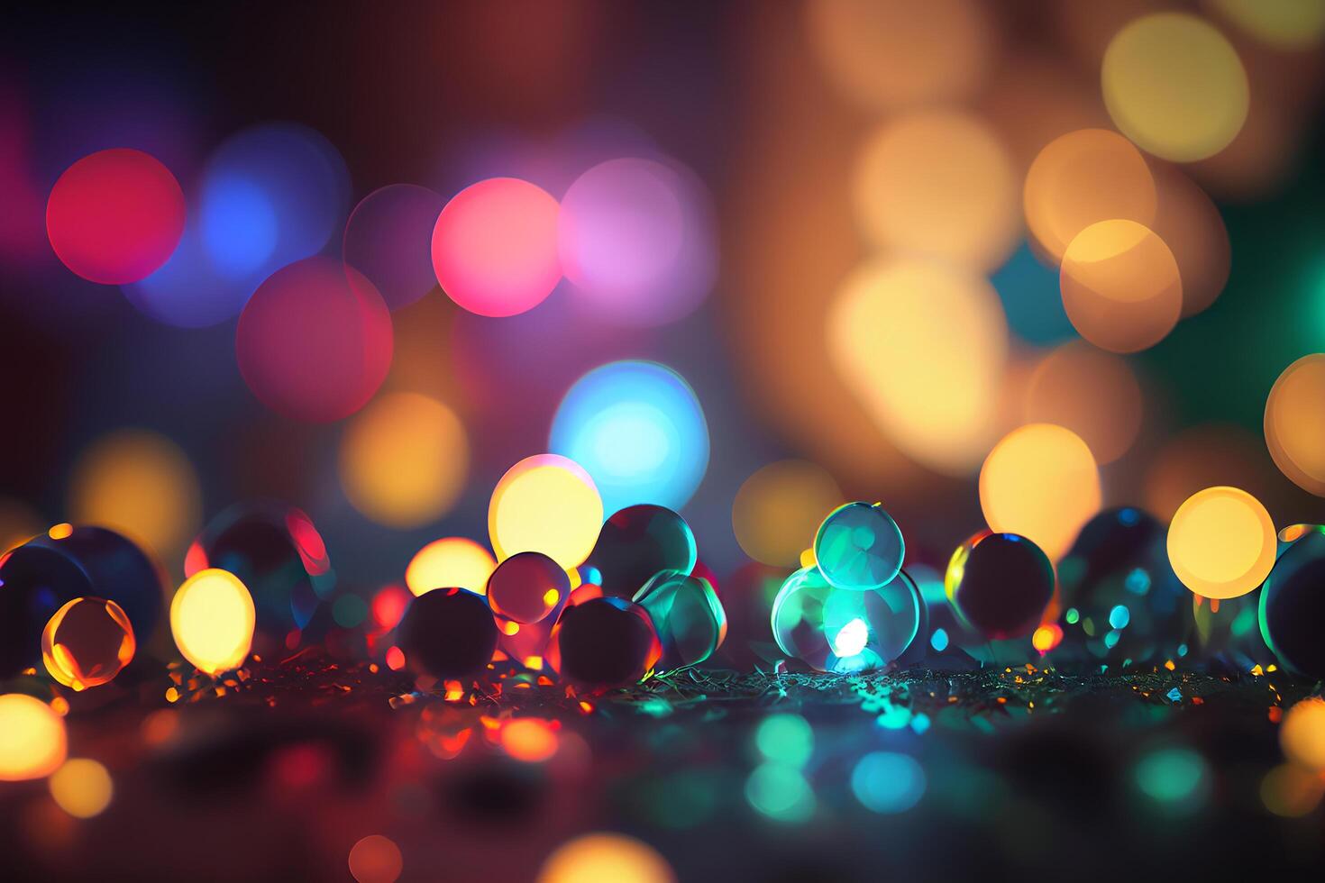 vif coloré bokeh fête brillant Contexte génératif ai photo