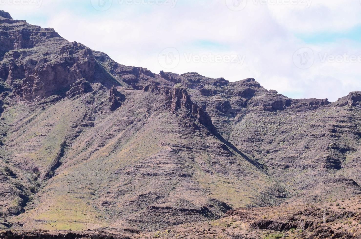 vue panoramique sur la montagne photo