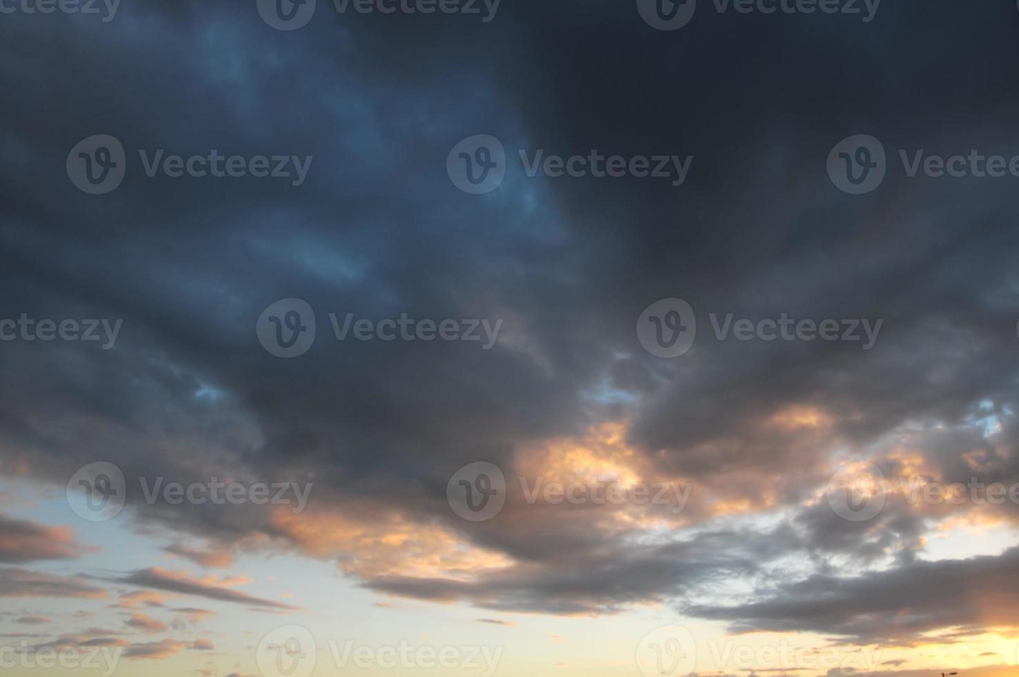 ciel avec des nuages photo