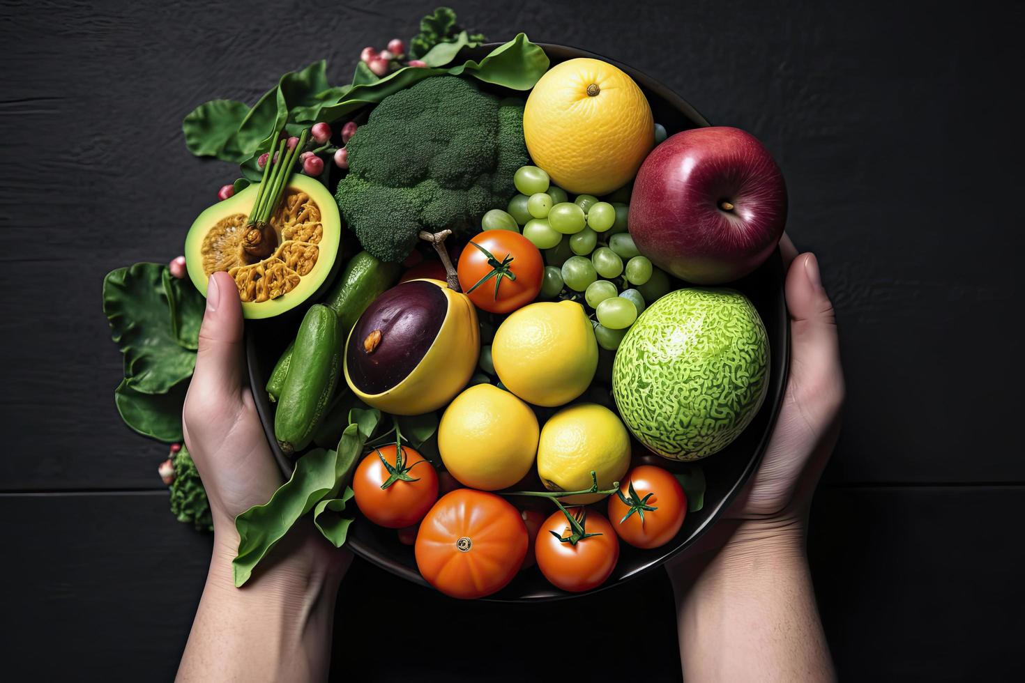 Frais biologique des légumes nourriture photo