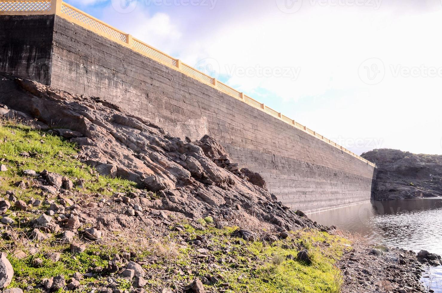 barrage sur le rivière photo