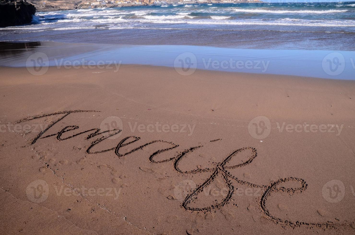 magnifique plage sur Tenerife photo