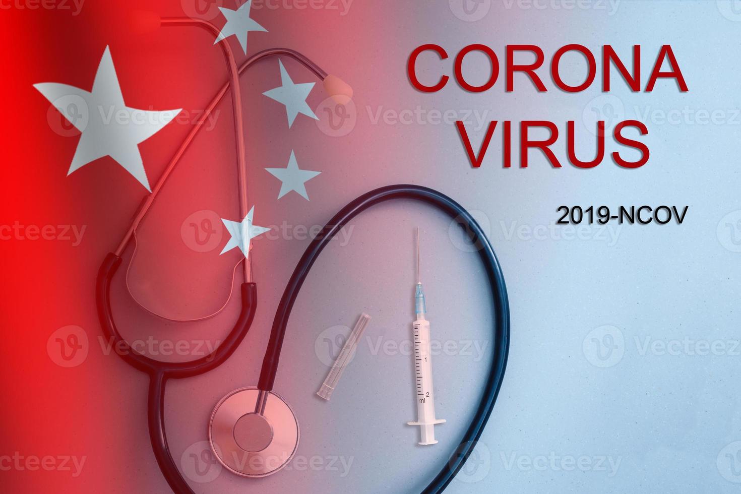 mers-cov chinois infection roman couronne virus, stéthoscope fermer. photo
