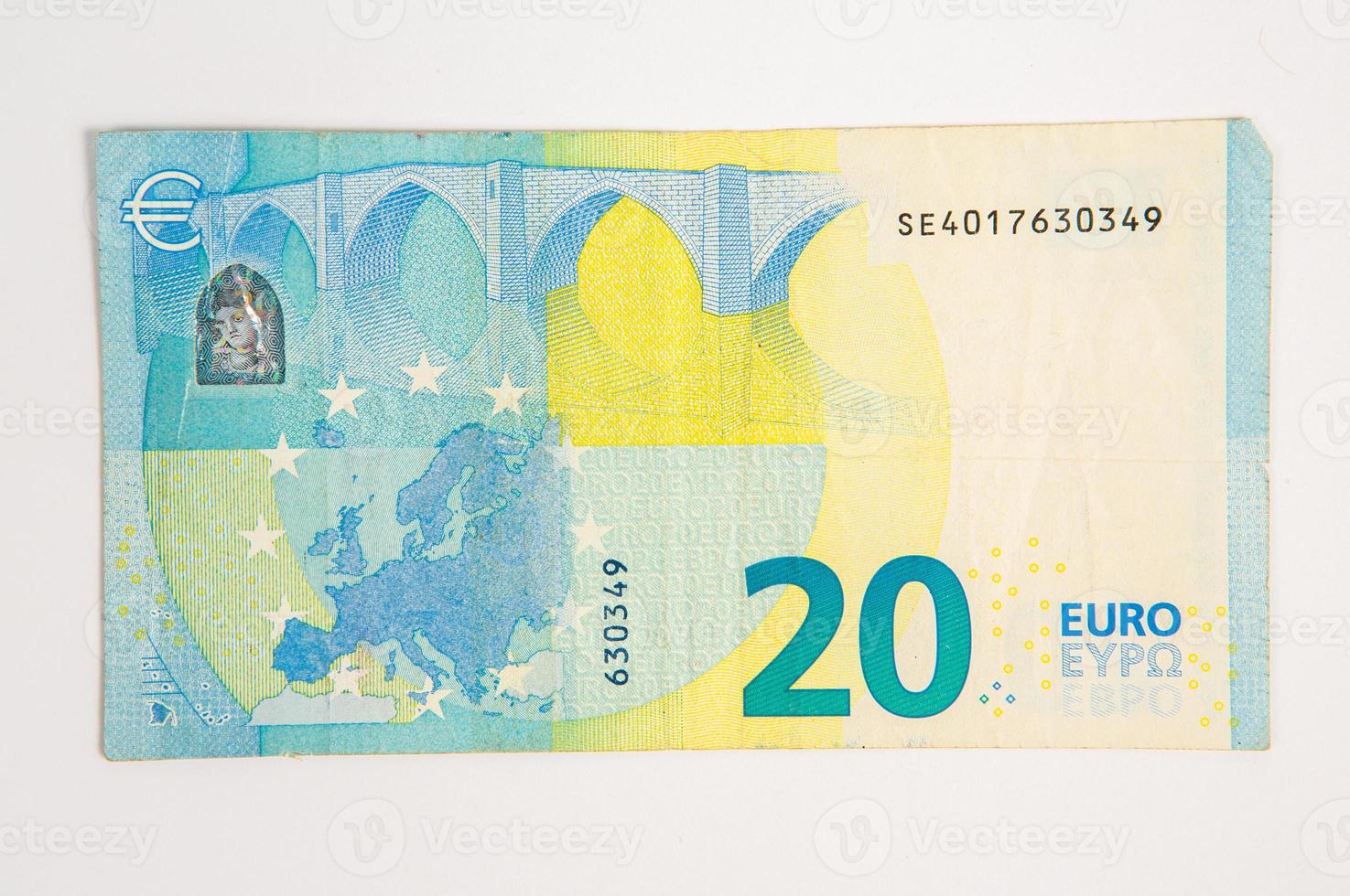 euro billets de banque argent, légal soumissionner de le européen syndicat photo