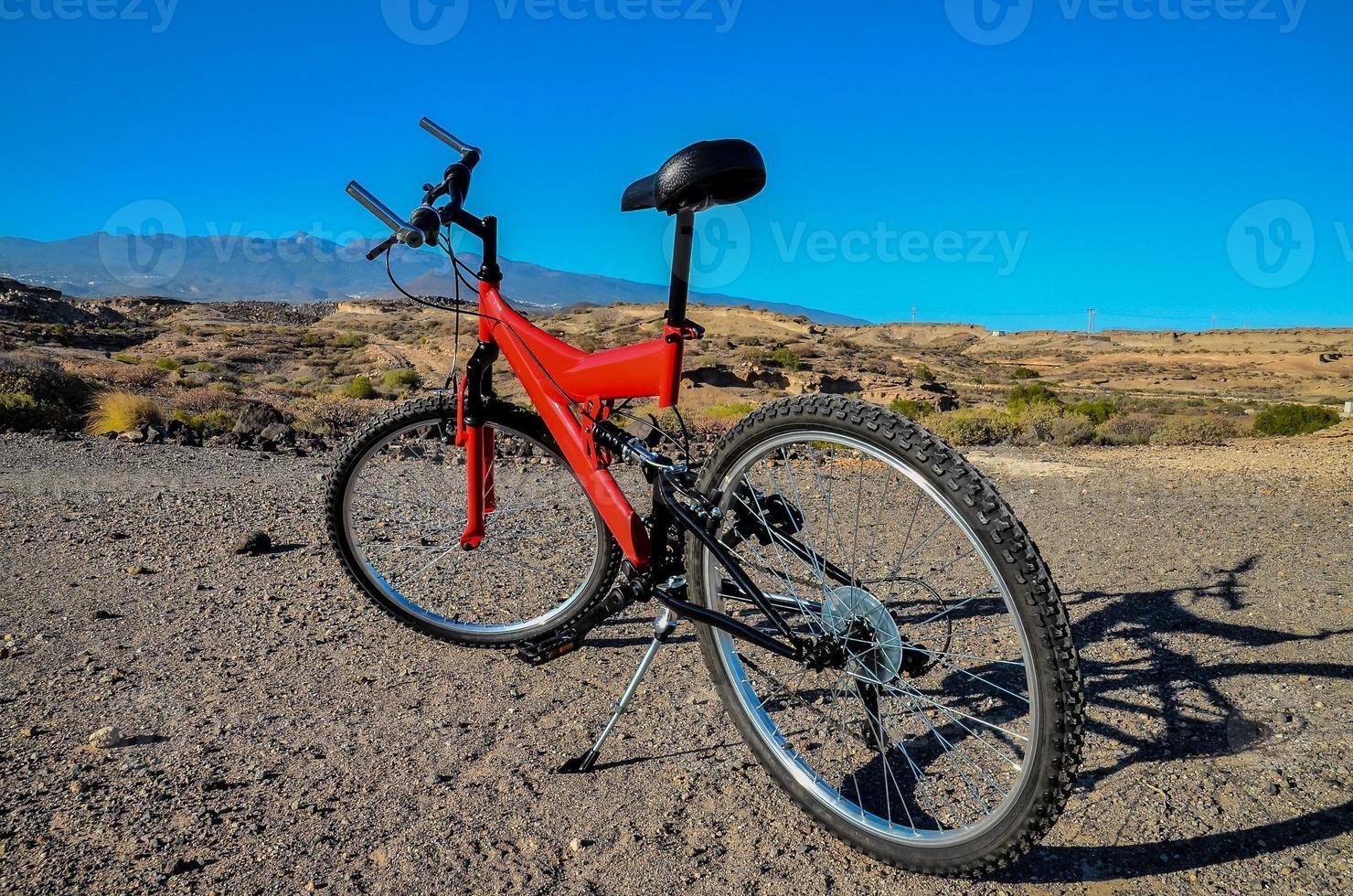 rouge Montagne bicyclette photo