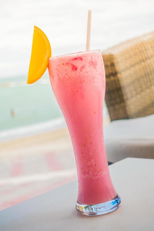 mocktail sur la plage photo