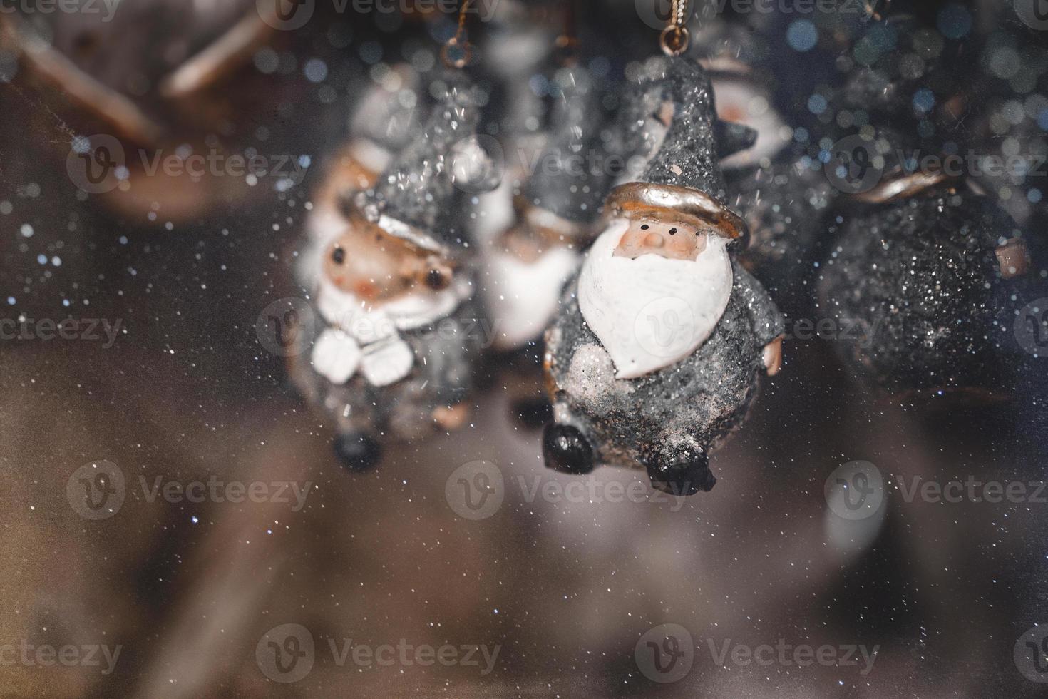 babiole Noël décoration Père Noël claus Contexte fermer photo