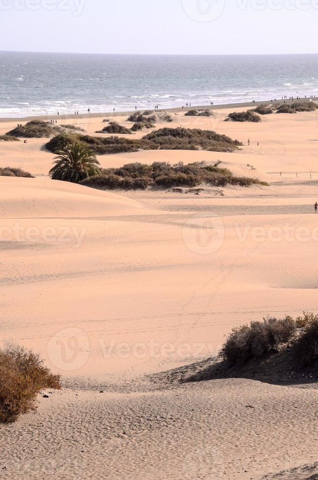 dunes de sable en bord de mer photo