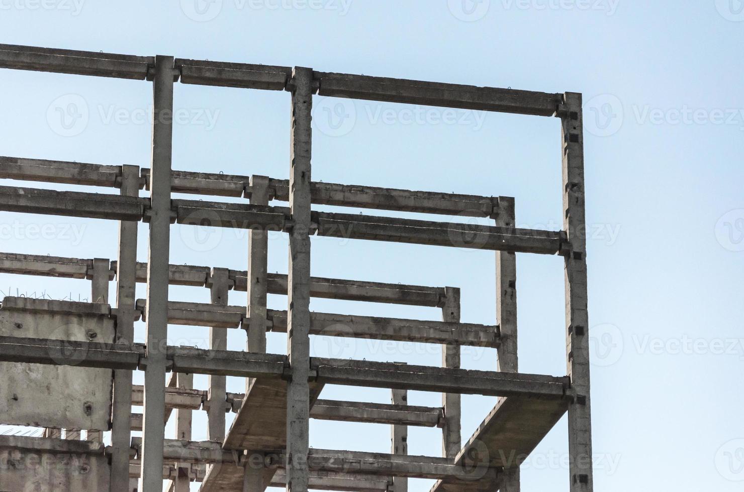 ossature en béton pour un bâtiment photo