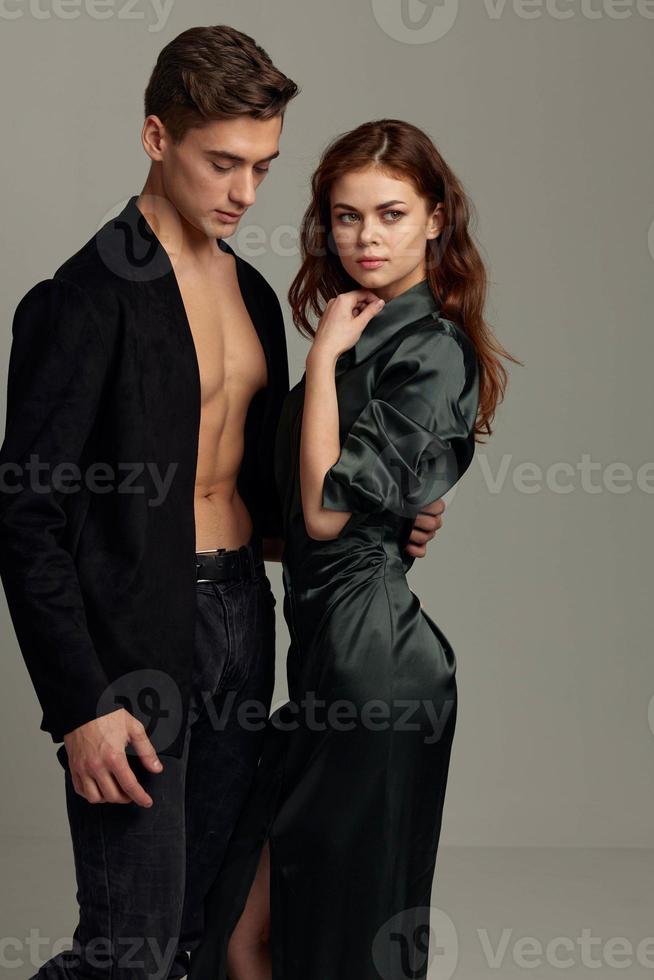 mignonne homme et femme mode de vie studio style romance relation photo