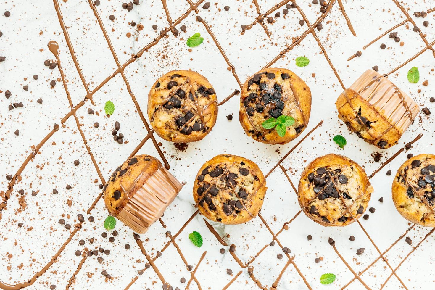 muffin aux pépites de chocolat photo