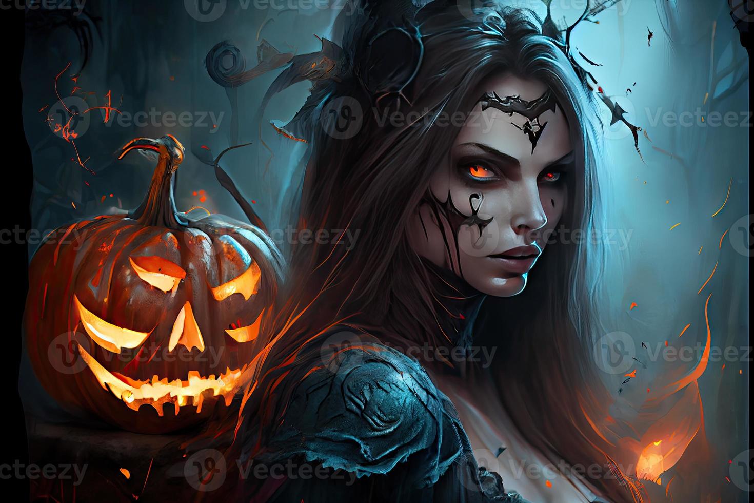 jour d'halloween yeux de jack o' lanternes tromper ou traiter samhain toussaint veille de tous les saints tout halloween fantasmagorique horreur fantôme démon fond 31 octobre photo